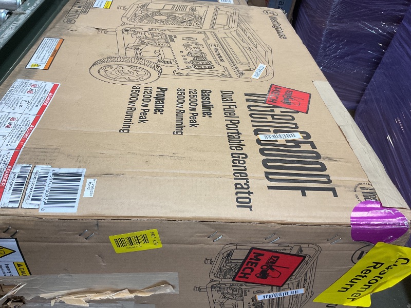 Photo 1 of ** dent/scrape damage**Westinghouse 12500 Watt Dual Fuel Home Backup Portable Generator, Remote Electric Start, Transfer Switch Ready, Gas and Propane Powered
