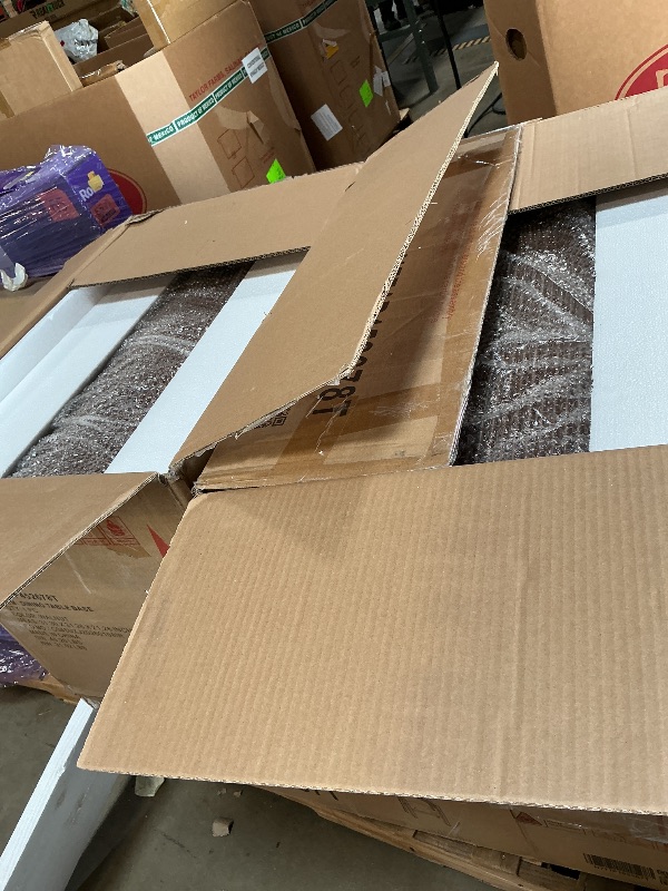 Photo 1 of ***6 BOXES MISSING 1 BOX***Christopher Knight Home 7 Piece Dining Table Set for 4-6, 88" Oval Dining Room Table Set with 6 Upholstered Rattan Back Chairs, Modern Farmhouse Kitchen Table and Chairs Set for Dining Room, Walnut