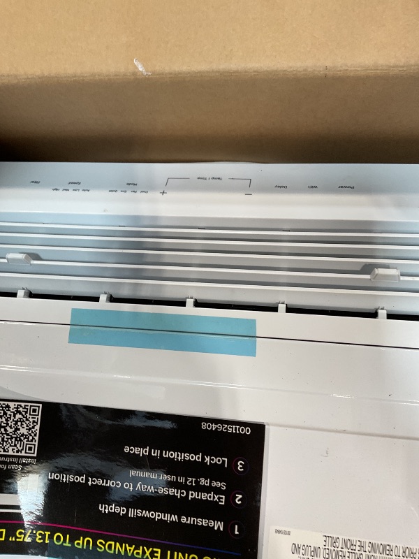 Photo 1 of ** dirt **GE Profile ClearView Inverter Window Air Conditioner Unit, 12,200 BTU, Energy Efficient Cooling up to 550 sq ft., Ultra Quiet, SMART Home Capable, Includes Remote, White