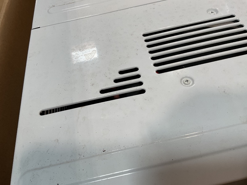 Photo 1 of ** dirt **GE Profile ClearView Inverter Window Air Conditioner Unit, 12,200 BTU, Energy Efficient Cooling up to 550 sq ft., Ultra Quiet, SMART Home Capable, Includes Remote, White