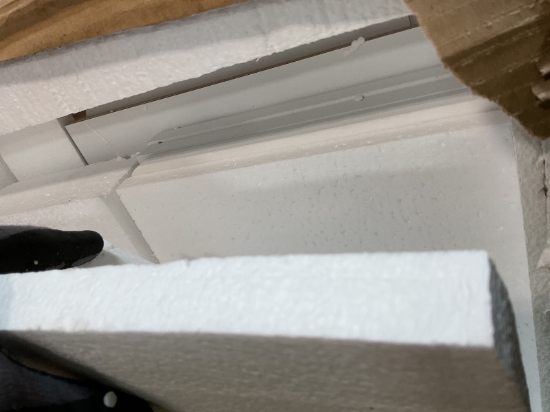 Photo 1 of ** selling for parts as partial set. One of two boxes. Box a** Decofy Fluted Drawers Dresser for Bedroom, Wood Dressers with Gold Handles, Modern Dressers with Wave Texture, Large Storage Chest of Drawers, Bedroom Dresser Organizer 55'' & 7 Drawers ((Pure