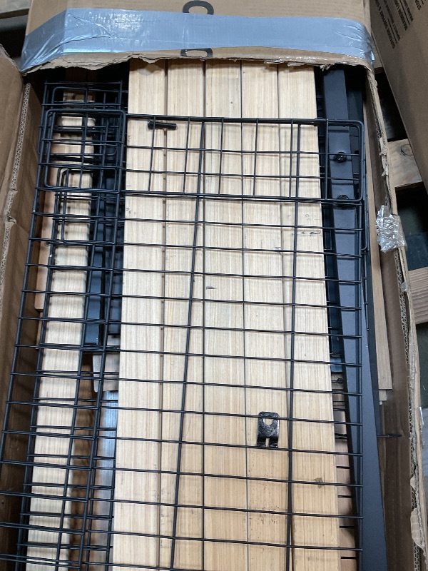 Photo 1 of ****UNKNOWN MISSING PIECES*** GAOMON Queen Size Bed Frame with 4 Storage Drawers and Rattan Headboard