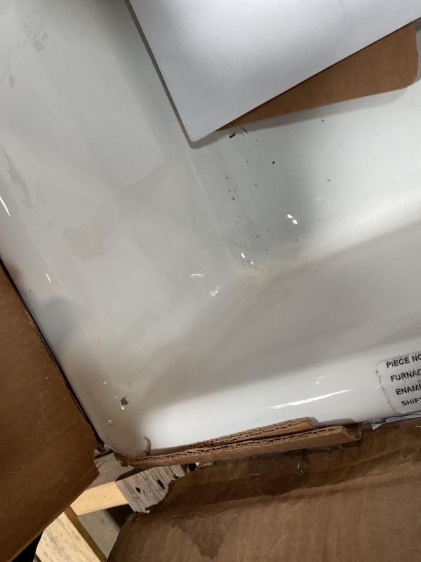 Photo 1 of ** major corner damage **KOHLER Iron/Tones® 33" Top-/Undermount Kitchen Sink, Single Bowl Kitchen Sinks, K-5707-0, White