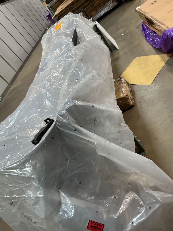 Photo 1 of *** SLIDE TAKEN OUT OF BOX 4, BUT BOX 4 missing ***Backyard Discovery Sterling Point Cedar Wood Swing Set with Wave Slide, Raised Clubhouse, Wooden Bridge, Rock Wall, Belt Swings, Web Swing, Trapeze, Balcony, Climbing Wall, Ladder, Outdoor Playset