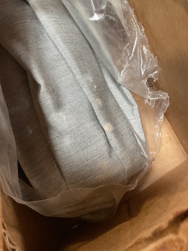 Photo 1 of ** scrapes/dirt from transport**California Umbrella 9' Rd. Crank Lift, Collar Tilt, Aluminum Pole, Fiberglass Rib Patio Umbrella, Hammertone Grey Finish, Sunbrella Granite