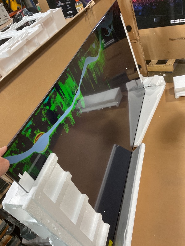 Photo 1 of **SCREEN DAMAGE PARTS ONLY**LG Amazon Exclusive 85-Inch Class QNED AI 4K QNED73B Series Mini LED Smart TV w/AI Sound Pro, HDR10, AI 4K Super Upscaling, Filmmaker Mode, Wow Orchestra, Compatible with Alexa (85QNED73BUA, 2026)