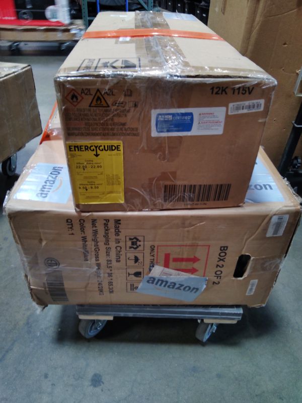 Photo 1 of **LINES NEED TO BE CHARGED/2 boxes**Mini Split AC & Heating System: 22 SEER2 Ductless Air Conditioner with Heat Pump | 12000 BTU 115V Inverter Split Unit with WiFi App Control Compatible with Alexa & Google Covers up to 750 Sq.Ft