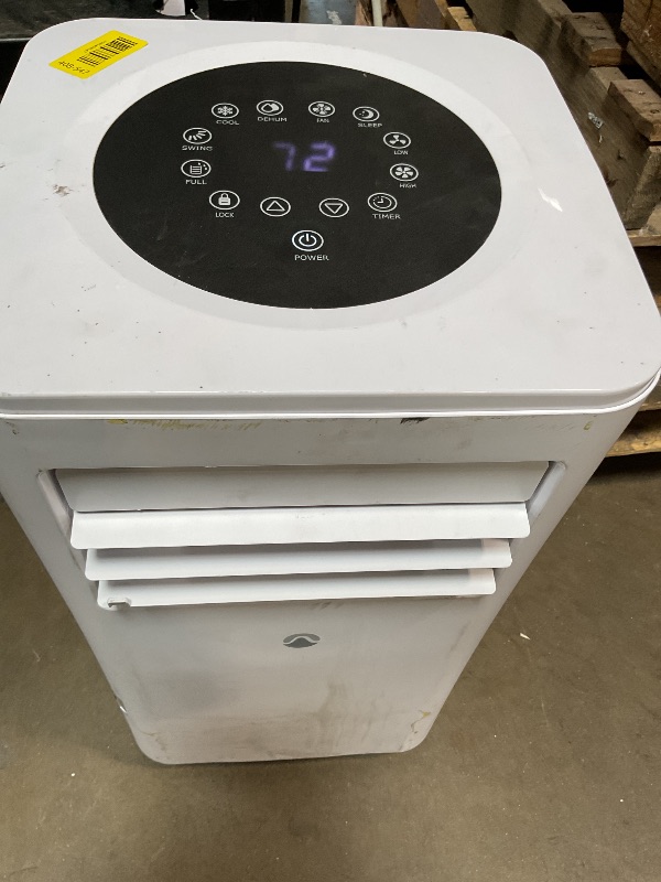 View 4 of ***MISSING PARTS*** Portable Air Conditioner 10000 BTU, 3-in-1 AC Unit with Cooling, Dehumidifier & Fan, Quiet Operation with Remote Control & 24H Timer, Window Kit Included for Rooms up to 550 Sq.Ft.
