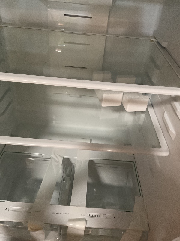 Photo 1 of ** dirt/scrapes/dented **KoolMore 30 Inch 20 Cu Ft Top Freezer Refrigerator, Stainless Steel, Freestanding Full Size Fridge Freezer for Home Kitchen or Garage