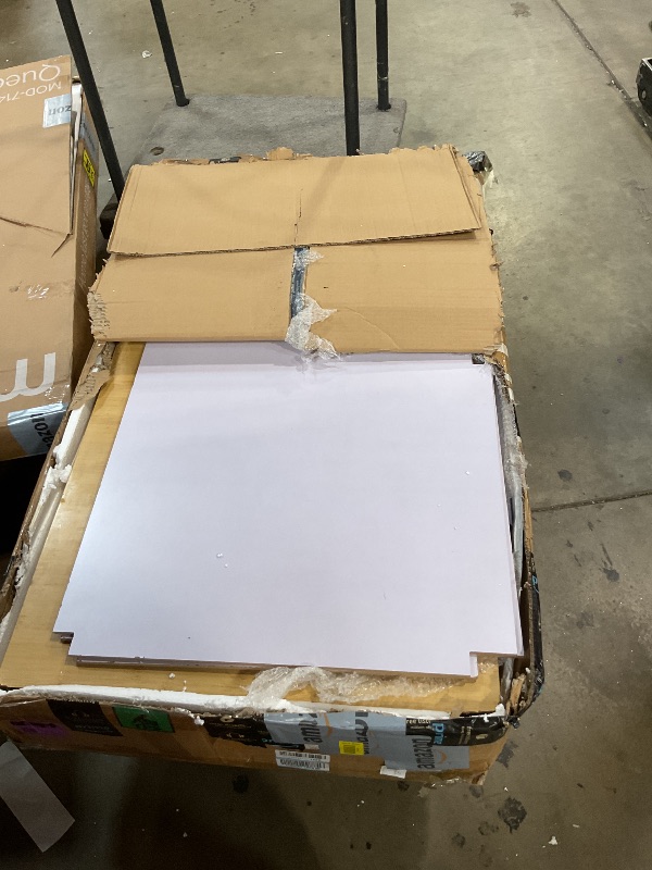 Photo 1 of **SLIGHT DAMAGE TO SOME CORNERS SEEN IN OHOTO**Novabright 4ft Foldable Charcuterie Cart Set with Table Cloth Storage Bag Caster Portable Collapsible Food Serving Cart Snack Grill Mobile Display Carts for Party Wedding Outdoor BBQ Backyard (White)
