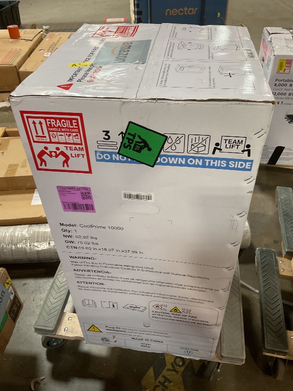 Photo 1 of ***NON FUNCTIONAL*** Gasbye Dual Hose Portable Air Conditioner, [2026 Upgraded] Full DC Inverter Compressor, Energy-Saving 13.6 CEER, Low Noise (45dB), Cools Room up to 500 Sq.Ft., Backlit Remote Control, 14,000BTU, Black