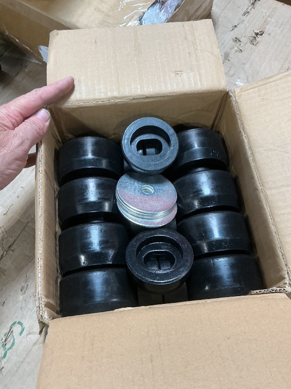 Photo 1 of 7-141 Body and Cab Mount Bushing Kit for 1999-2014 Chevy Silverado & Sierra 1500/2500 2WD/4WD Polyurethane Black 24PCS
