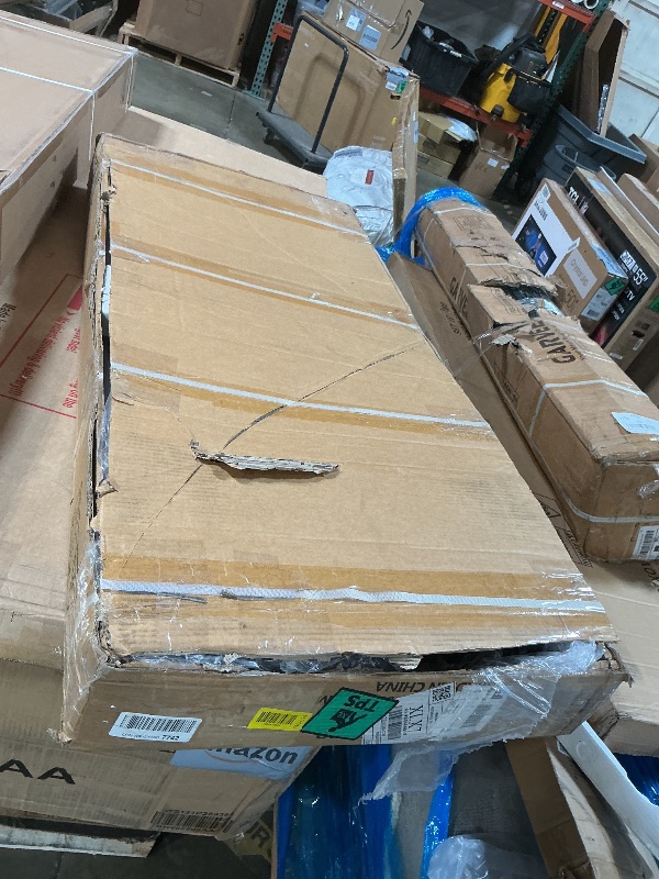 Photo 1 of **UNKNOWN BRAND**Folding Treadmill or similar model designed for compact spaces.It features a 2-in-1 design with a foldable handrail, allowing it to be used as a traditional treadmill or as an under-desk walking pad.