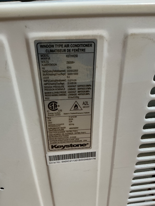 Photo 1 of **Keystone air conditioner**