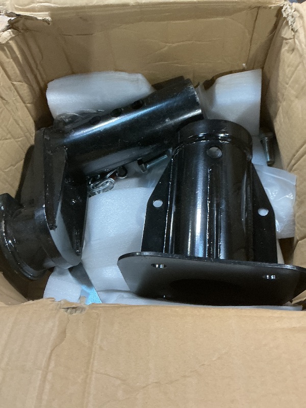 Photo 1 of 12"-17" Adjustable Fifth (5th) Wheel to Gooseneck Adapter Hitch, Gooseneck Coupler Adapter, 24,000 Pound Rating, RV to Gooseneck Hitch GELUOXI