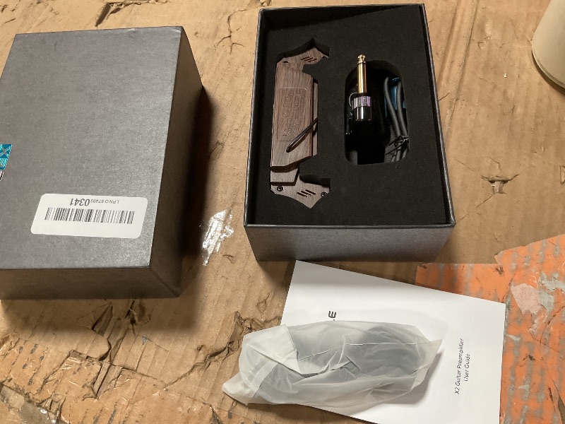 Photo 1 of ***used/ untested*** Wireless Acoustic Guitar Pickup Rechargable Magnetic And Microphone Soundhole Pickup For Acoustic Guitar Build-In Volume Control(Wood Grain)