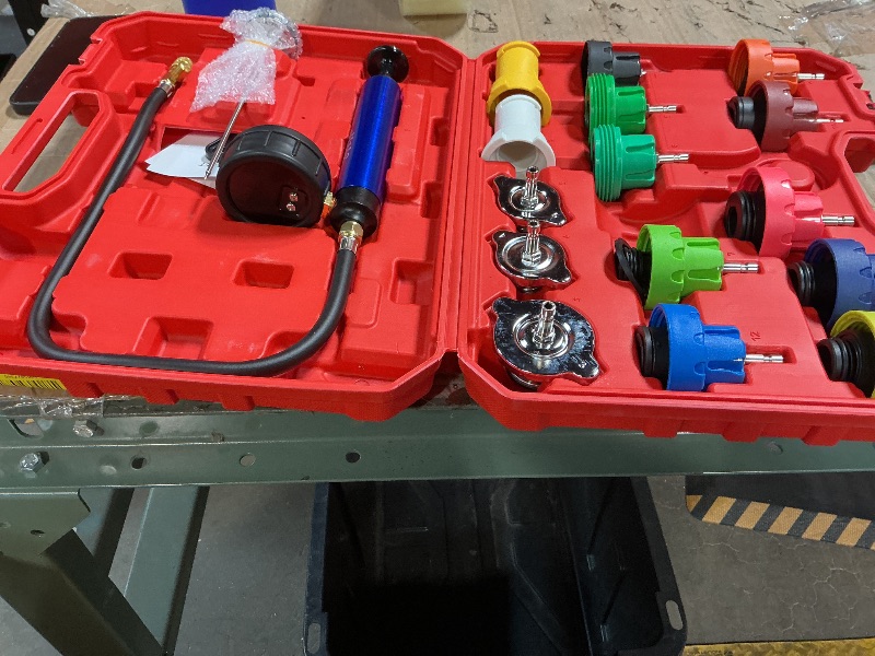 Photo 1 of ZJERYL GULL 18pcs Radiator Pressure Tester Kit