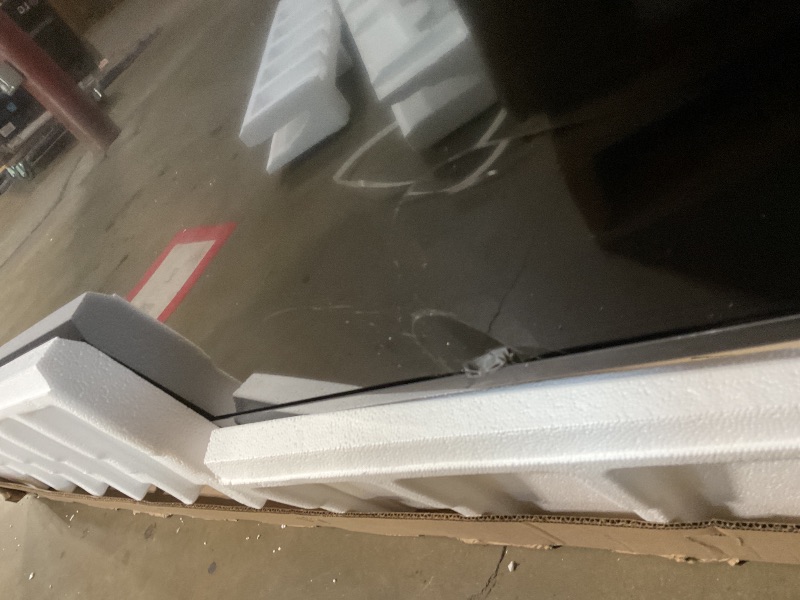 Photo 1 of **SELLING FOR PARTS. MAJOR DAMAGE TO SCREEN. Missing power cord** LG 75-Inch Class QNED AI QNED75B Series Mini LED 4K Smart TV w/HDR10, AI Super Upscaling 4K, Filmmaker Mode, Wow Orchestra, Compatible with Alexa (75QNED75BUA, 2026)