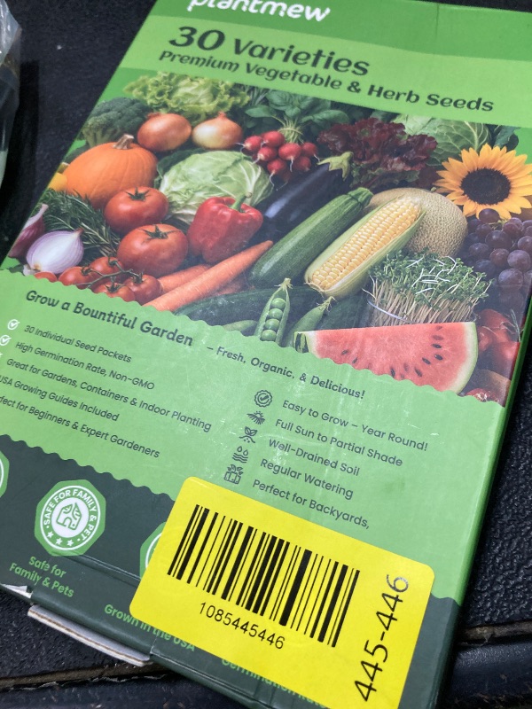 Photo 1 of ?Seed Vault? Heirloom Vegetable Seeds Planting Kit - 15,000+ Non-GMO Seeds for Hydroponic, Indoor & Outdoor Gardening | Includes Tomato, Cucumber, Carrot Seeds & Survival Backpack Emergency Gear