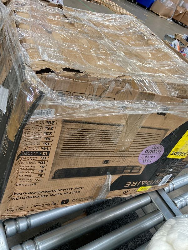 Photo 1 of ***PARTS ONLY/LOUD****Frigidaire 115V 12000 BTU Smart Inverter Window Air Conditioner with Dehumidifier, Fan, Wi-Fi & Remote Control, Quiet Energy Efficient AC Unit for Home Cooling, Cools Large Rooms Up To 550 Sq Ft