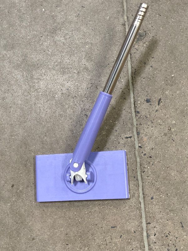 Photo 1 of ***MISSING PIECES -SELLING AS REPLACEMENT PARTS ONLY*** Snap Grip Mini Mop, Zero Touch Cloth Changing Mop 360 Rotating Lazy Mops Wet Dry for Whole House Cleaning, Retractable Gap Dust Cleaner Flat Mops (Purple-)