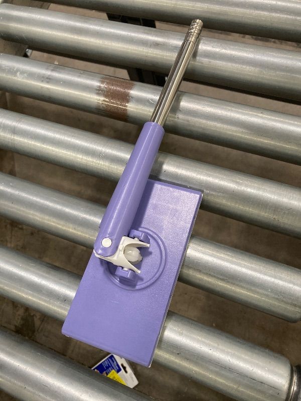 Photo 1 of ***MISSING PIECES -SELLING AS REPLACEMENT PARTS ONLY*** Snap Grip Mini Mop, Zero Touch Cloth Changing Mop 360 Rotating Lazy Mops Wet Dry for Whole House Cleaning, Retractable Gap Dust Cleaner Flat Mops (Purple-)