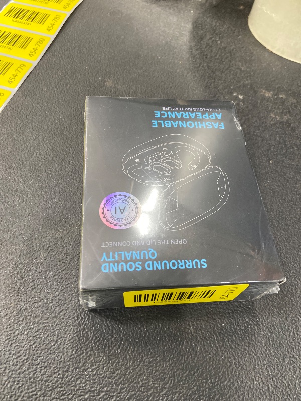 Photo 1 of **Factory Sealed**CGWSHZGD AI Real-Time Translation Earbuds, 144-Language Translator, Bluetooth 5.4 Wireless Earphones with Ear Hooks, 28H Playtime for Travel, Business and Learning