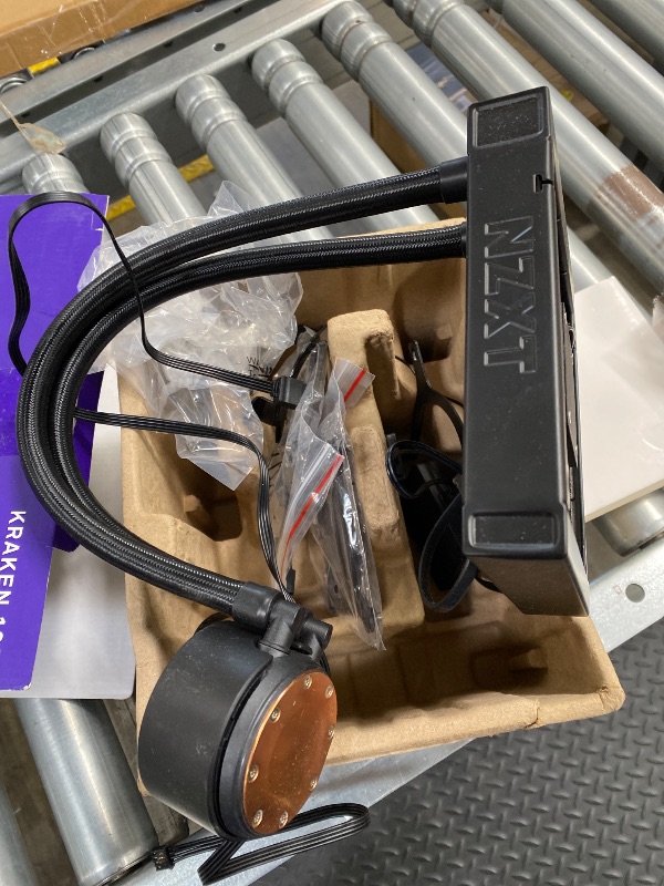 Photo 1 of **MISSING HARDWARE**NZXT Kraken 120 - All-in-One RGB CPU Liquid Cooler - Infinity Mirror Design - Powered by CAM