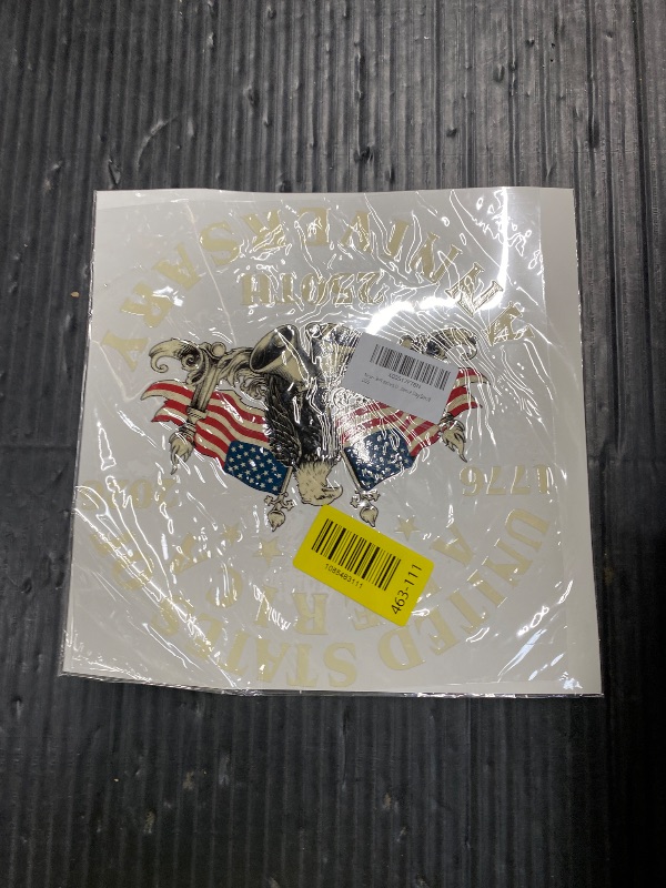 Photo 1 of (1pc-9in) USA 250th Sticker Bald Eagle Stickers D55 Commemorative Autos