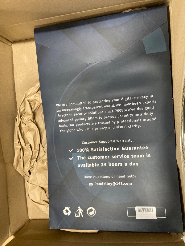 Photo 1 of [2 Pack] 21.5 Inch Computer Privacy Screen Filter for Monitor 16:9 Aspect Ratio, Eye Protection Anti Blue Light Privacy Shield and Anti-Glare Protector, 21.5inch Removable Anti-Scratch 21.5in Protector Film