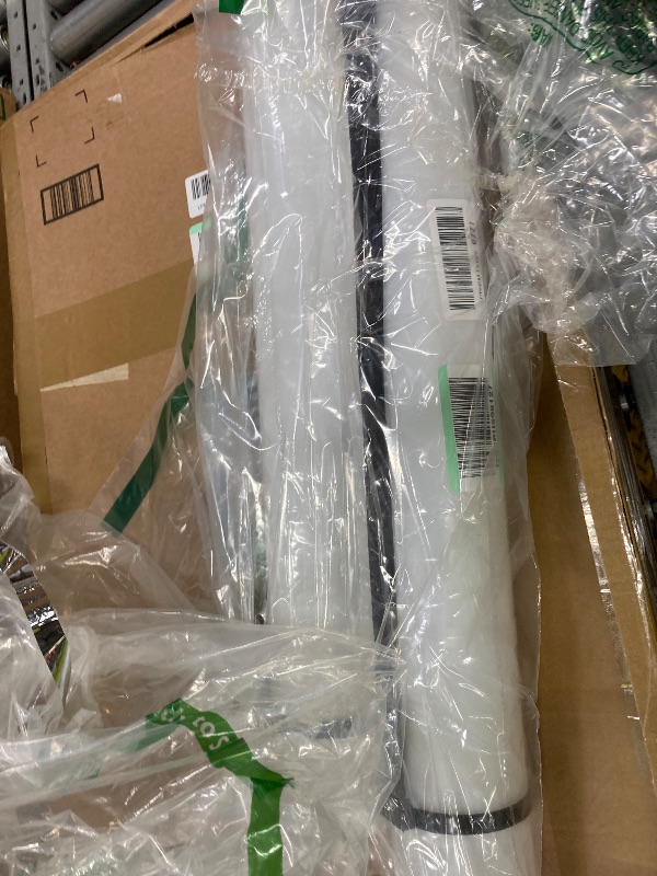 Photo 1 of (2 Pack) White Expandable Poster Tube with Strap - Storage Tubes with Caps and Labels for Use as Document Tubes