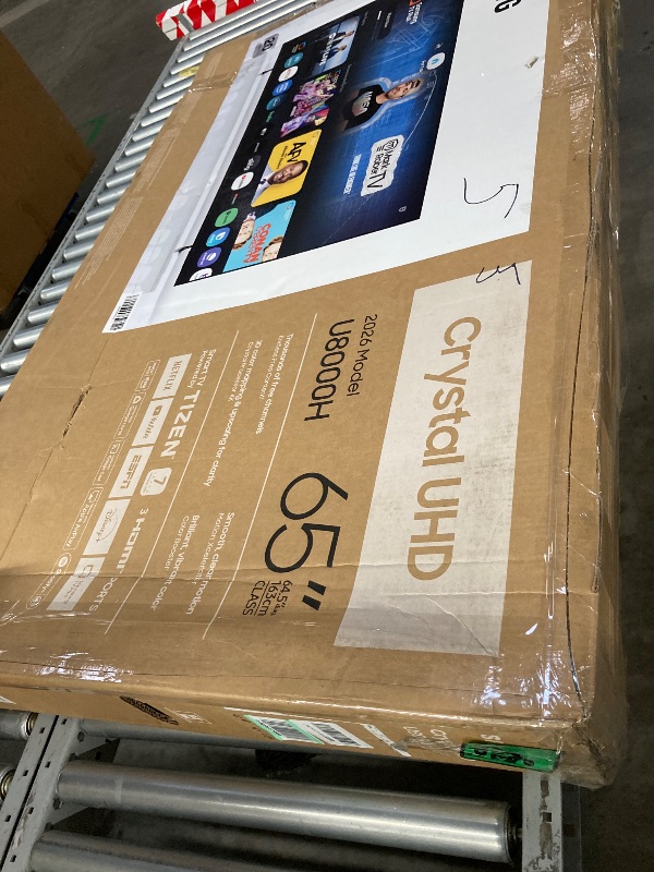 Photo 1 of *******NO RETURNS, NO REFUNDS/ BROKEN******.Samsung 65-Inch Class Crystal UHD U8000H Series Samsung Vision AI Smart TV (2026 Model, 65U8000H) Crystal Processor 4K, Endless Free Content, Motion Xcelerator, Color Booster, Alexa Built-in