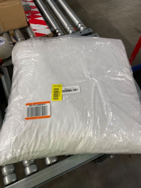 Photo 1 of ***MISSING ONE****basic home 22x22 Pillow Inserts-Shredded Memory Foam Fill-High Density Throw Pillow Inserts with Long Support-Home Couch Hotel Collection-Cotton Fabric-2 Pack
