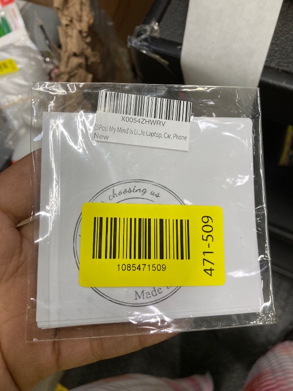 Photo 1 of (5Pcs) My Mind is Like Someone Emptied The Junk Drawer onto The Trampoline Sticker 3 Inch, Waterproof Vinyl Decal for Water Bottle Laptop, Car, Phone
