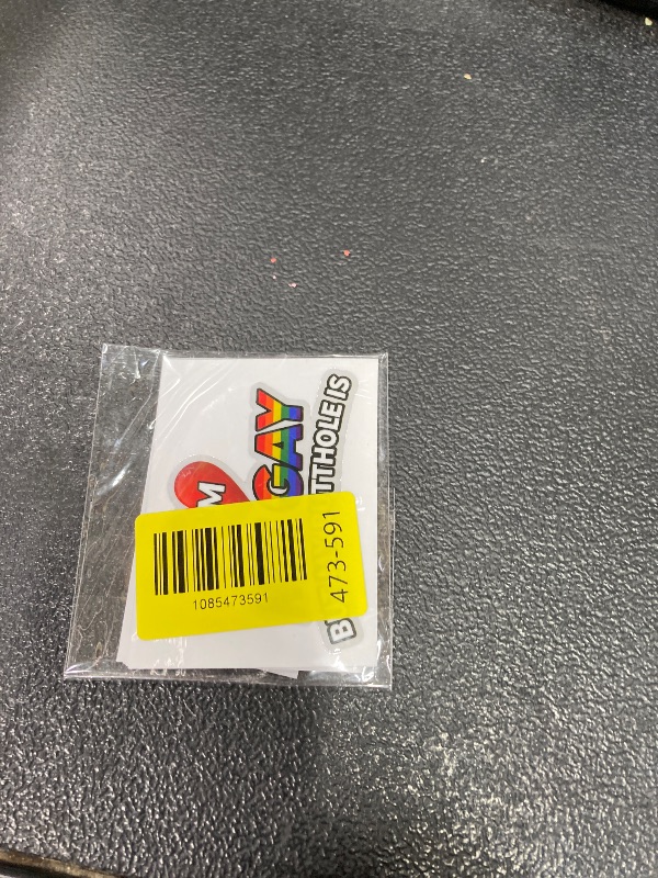 Photo 1 of (5Pcs) I'm Not Gay But My Butthole is Sticker 3 Inch, Gay Sticker, Waterproof Vinyl Decal for Laptop, Water Bottles, Car, Phone, Book