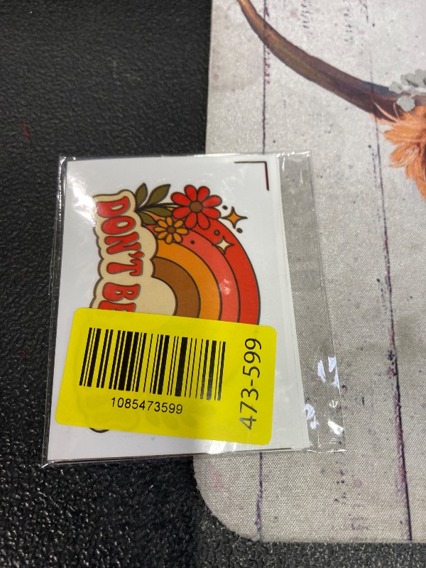 Photo 1 of (5Pcs) Don't Be Shitty Rainbow Sticker 3 Inch, Big Moods Stickers, Don't Be an Assquach Sticker, Waterproof Vinyl Decal for Water Bottle Laptop, Car, Phone, Book