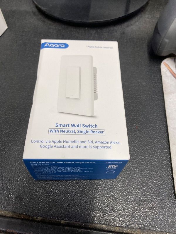 Photo 1 of ***PARTS ONLY***Aqara Zigbee Smart Light Switch (with Neutral, Single Rocker)