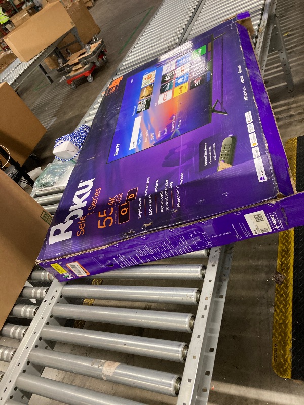 Photo 1 of **** PARTS ONLY ***NO RETURNS*** NO REFUNDS*** 
Roku 55-Inch Smart TV 2026 – Select Series, 4K QLED TV TV  ***NO RETURNS*** NO REFUNDS***