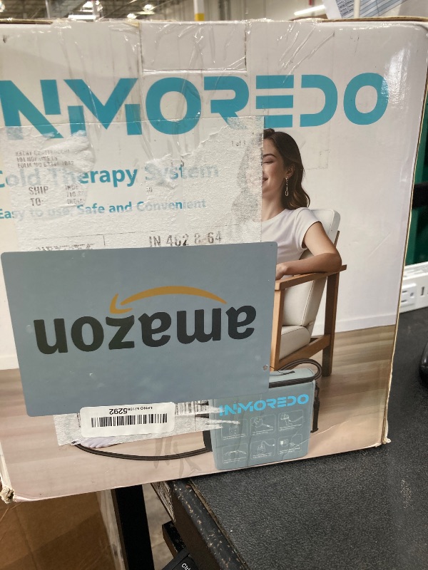 Photo 1 of *******used missing parts*********Inmoredo Cold Compression Machine for Knee, Portable Ice Therapy Machine with Quiet Pump and Compression Pad, Cooling System for Joint Support