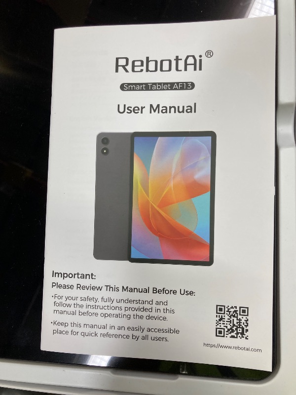 Photo 1 of ******RebotAi Android 16 Tablet,13.4 inch Large Tablet with Octa-Core Processor, 32GB RAM + 256GB ROM, 10000mAh Battery,1920x1200 IPS, 2.4/5Ghz Dual WiFi/5+8MP/GPS/Gemini AI/Widevine L1, Case Included