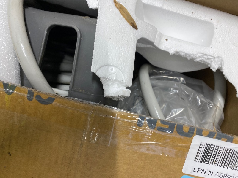 Photo 1 of *********Broken. Will not return hose back into case***********GLAHODEN Retractable Garden Hose Reel 5/8 in x 100 ft Upgraded UV Resistant Heavy Duty Automatic Hose Reel Wall Mount 3/4 in Brass Fitting 9 Pattern Nozzle Any Length Lock Slow Retraction 180°