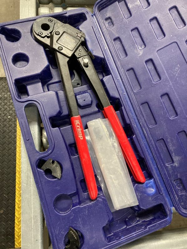 Photo 1 of ***MISSING PIECES -SELLING AS PARTS ONLY*** iCrimp Angle Head PEX Crimping Tool Kit for 3/8,1/2,3/4,1-inch,PEX Crimper