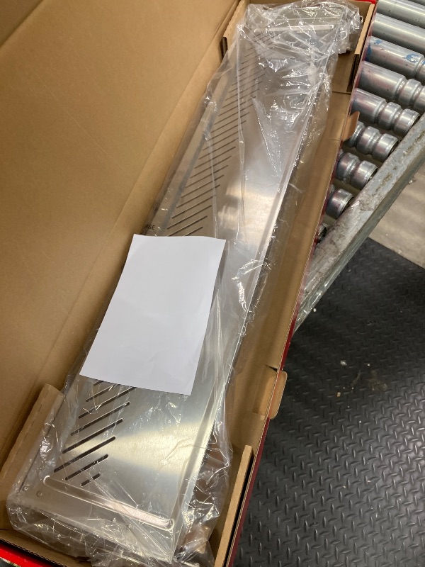 Photo 1 of "Weber 36" Slate Griddle Warming Rack & Resting Tray – Easy?Install Adjustable Rack with Raised Edges & Narrow Heat Slots for Keeping Food Warm, Toasting & Extra Cook Space
