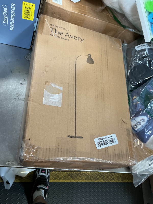 Photo 1 of SIBRILLE 18W LED Floor Lamp, Gold