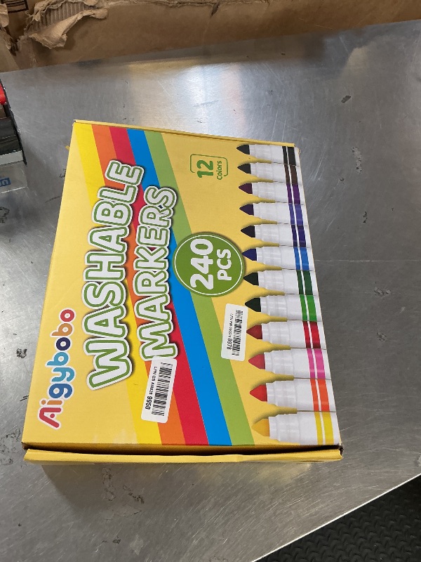 Photo 1 of Aigybobo 240 Count Washable Markers