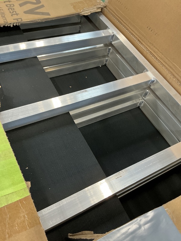 View 3 of Garvee Heavy Duty Snowmobile Ramp, 85" x 54" Aluminum Tri-Fold Loading Ramp, 1500 LBS Capacity for ATV/UTV/Motorcycle/Lawn Mower/Garden Tractor, Pickup Truck & Trailer Loading - Silver