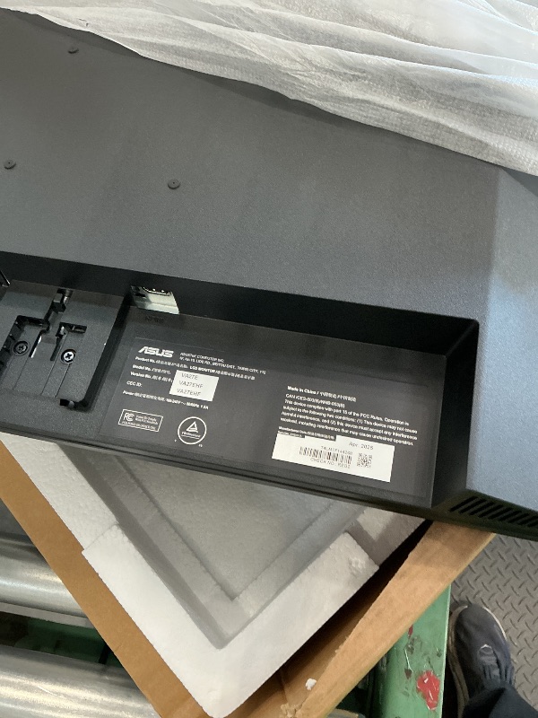 Photo 1 of ASUS VA27EHF 27 Inch 1080P FHD 100Hz IPS Computer Monitor, HDMI, VESA Mount