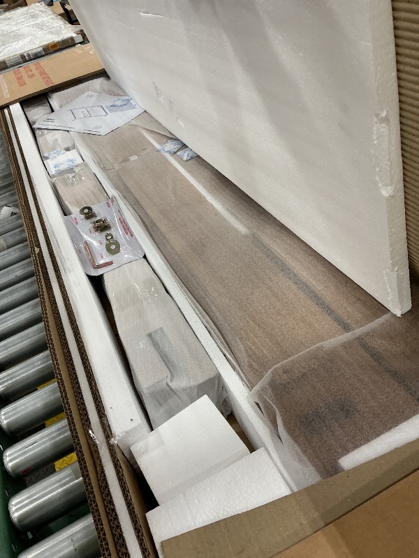 View 2 of NTC Sapa Solid Wood Platform Bed Frame - Full - Teak Look
