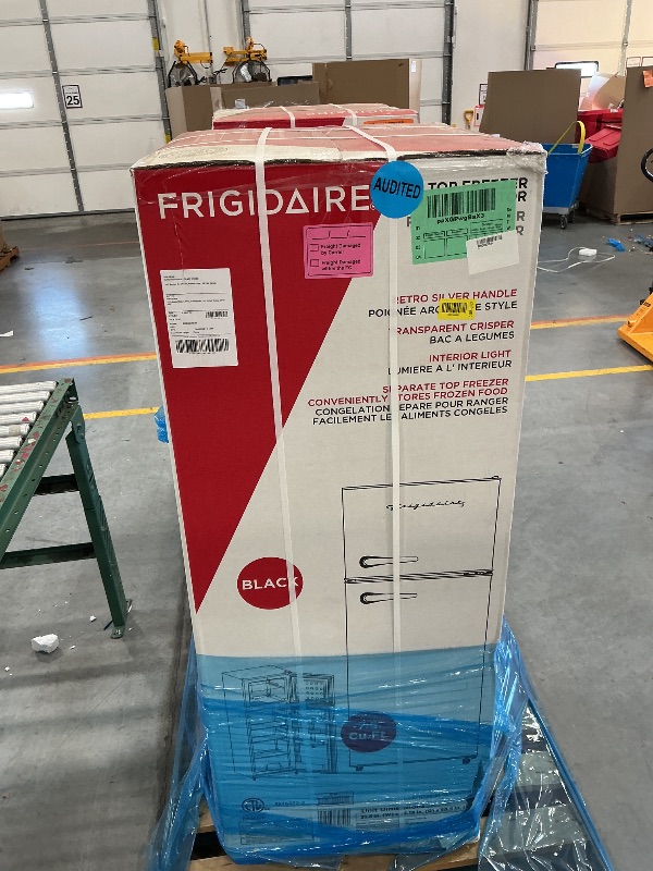 View 2 of Frigidaire 7.5 cu ft Retro Refrigerator with Top Freezer, Black