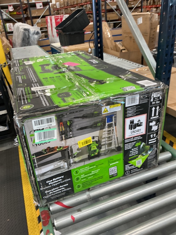 View 5 of Greenworks 80V 21" Self-Propelled Mower & Blower Combo Kit